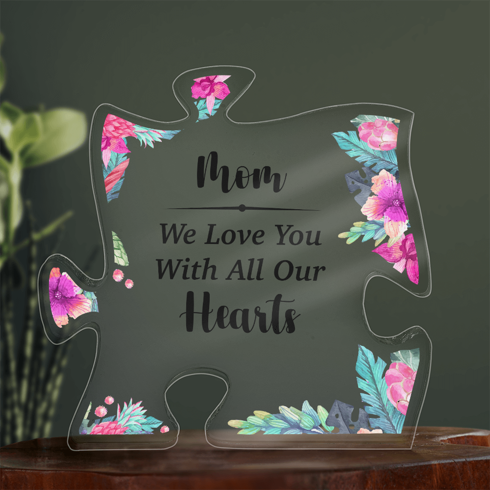 Acrylic Puzzle Plaque to my MOM, Mother's Day Gift Idea
