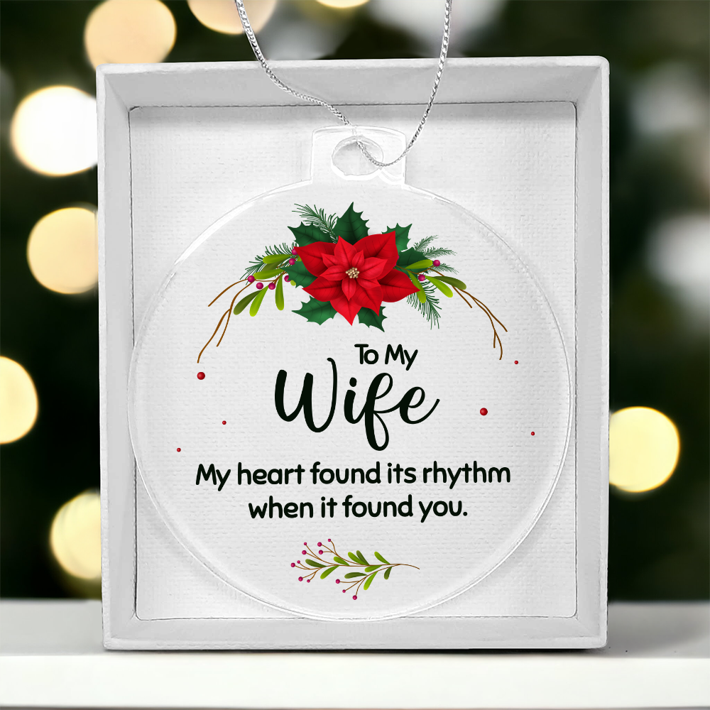 Decorative Acrylic Plaque, To my wife - Gift Junction