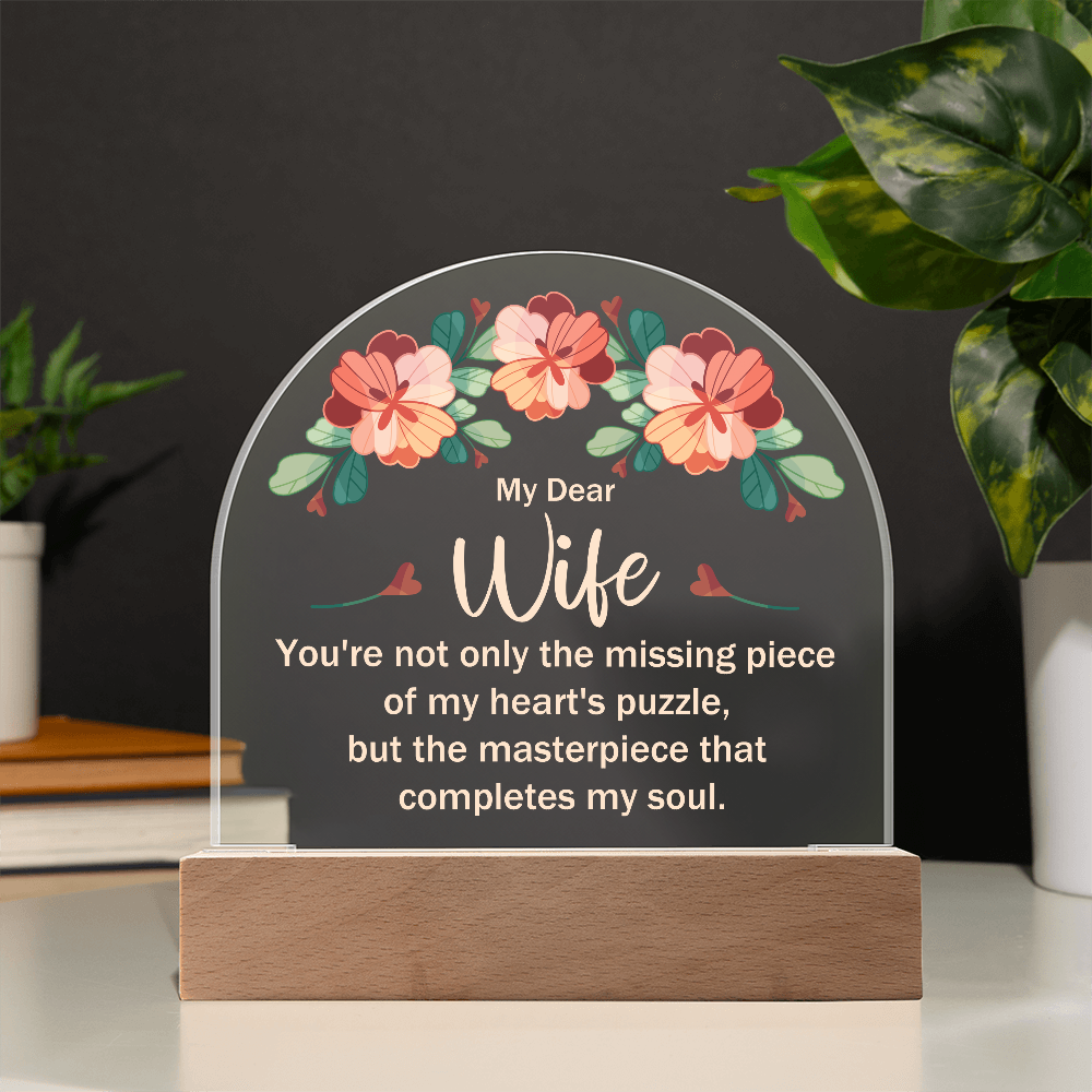 Unique Dome Gift To my Beautiful Wife - Gift Junction