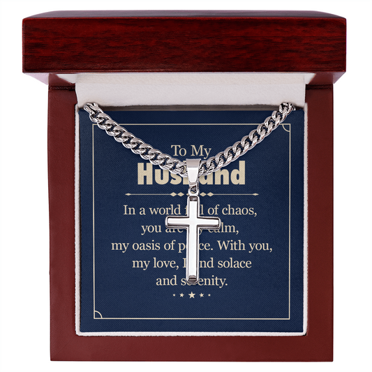 A beautiful Necklace Gift To my Husband, On Valentine's Day - Gift Junction