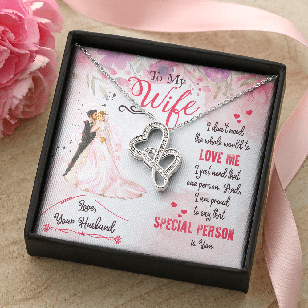 Stunning Heart Pendant to my Wife - Gift Junction 