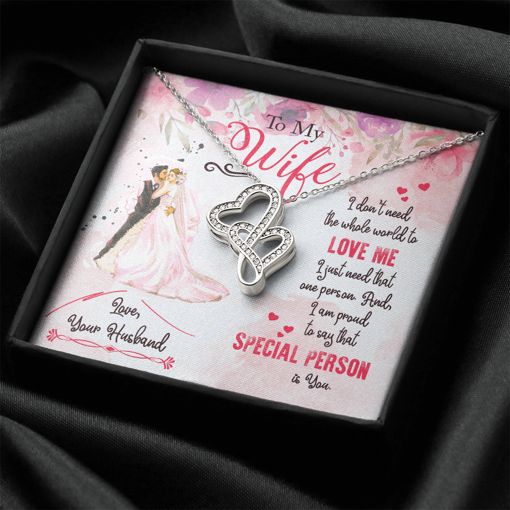 Stunning Heart Pendant to my Wife - Gift Junction 