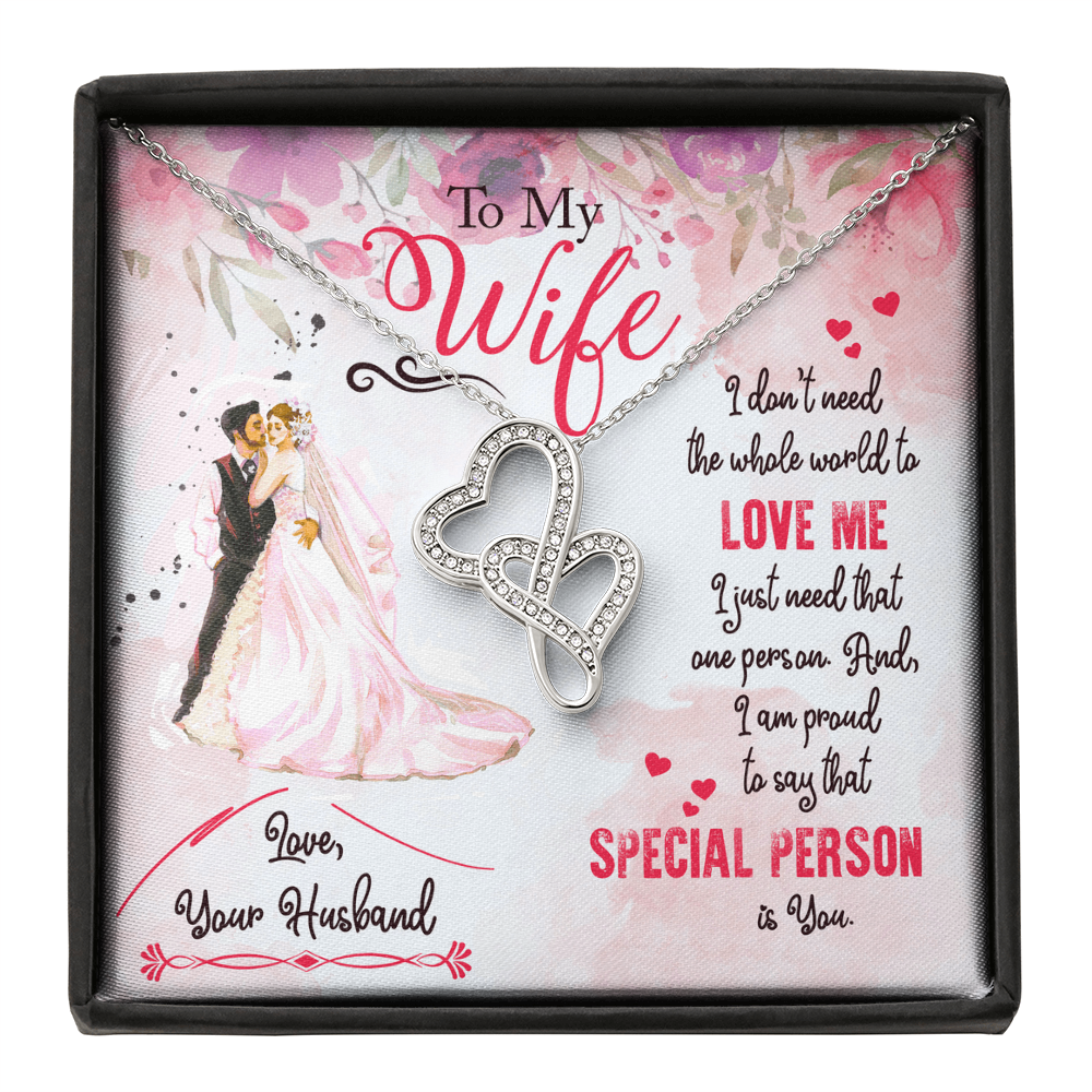 Stunning Heart Pendant to my Wife - Gift Junction 