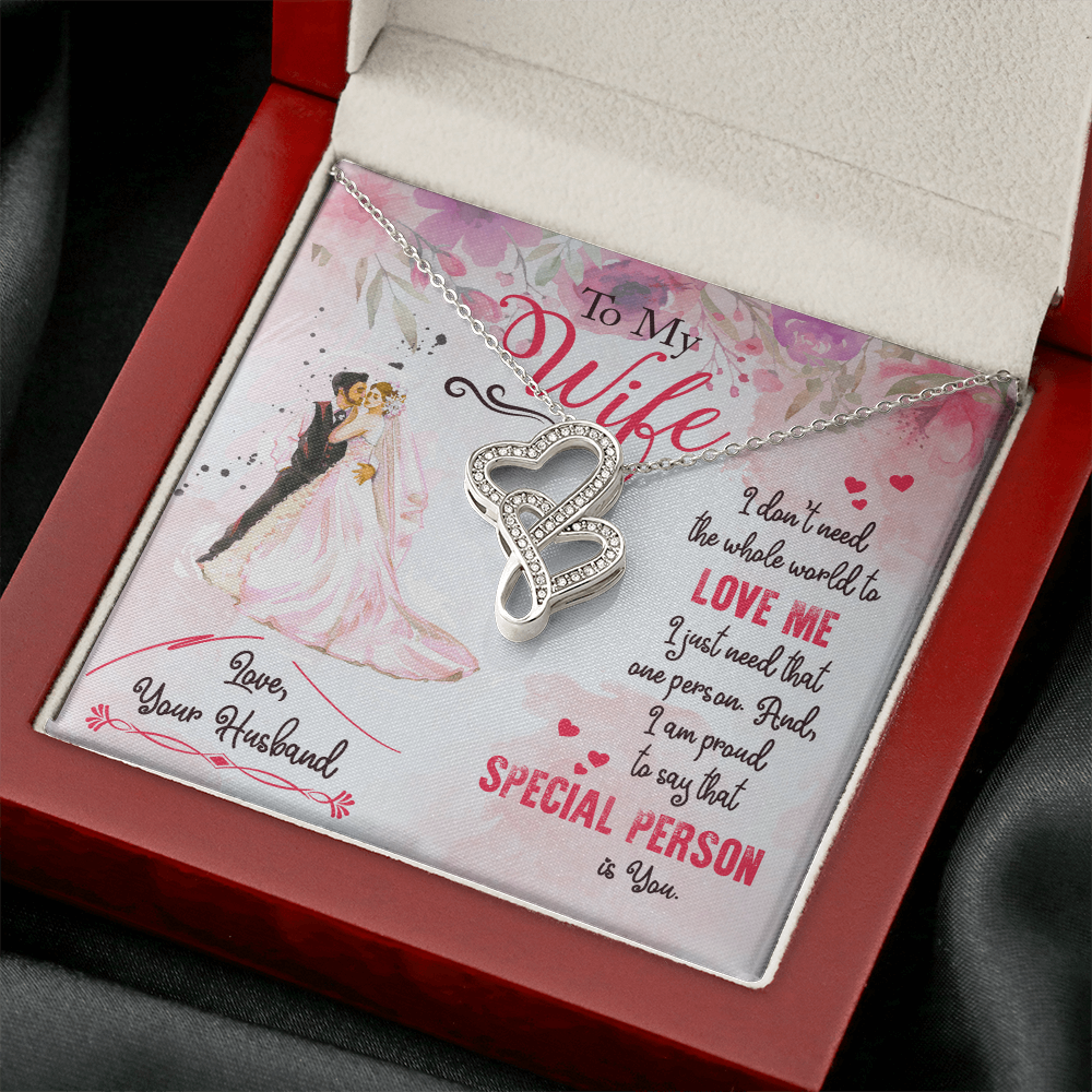 Stunning Heart Pendant to my Wife - Gift Junction 