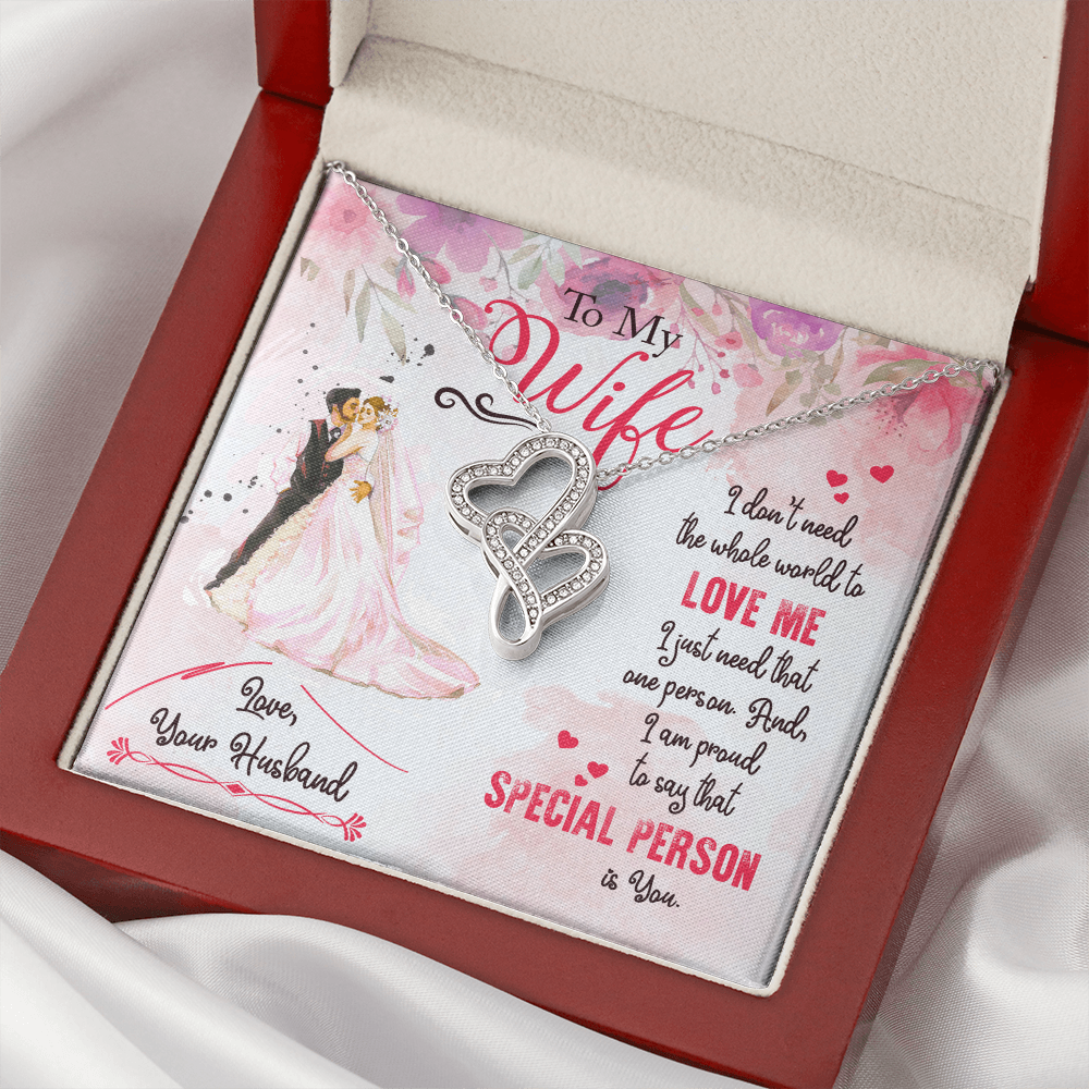 Stunning Heart Pendant to my Wife - Gift Junction 
