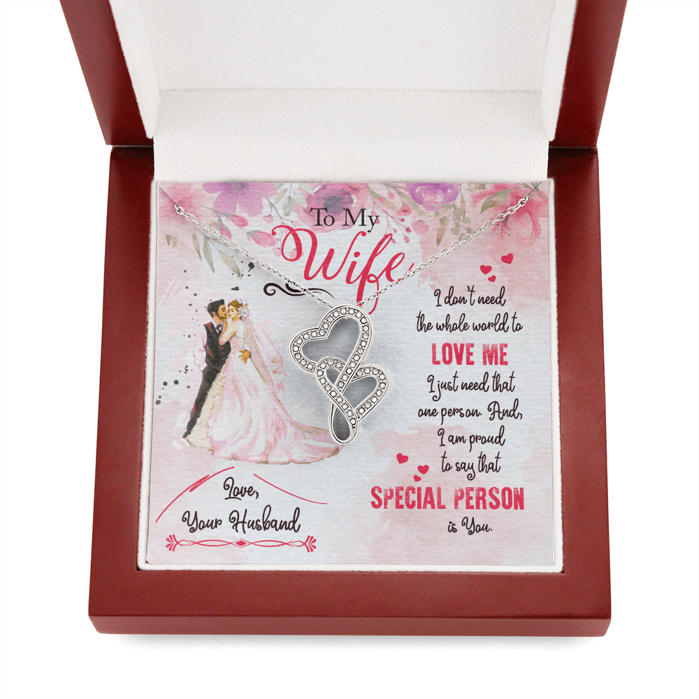 Stunning Heart Pendant to my Wife - Gift Junction 