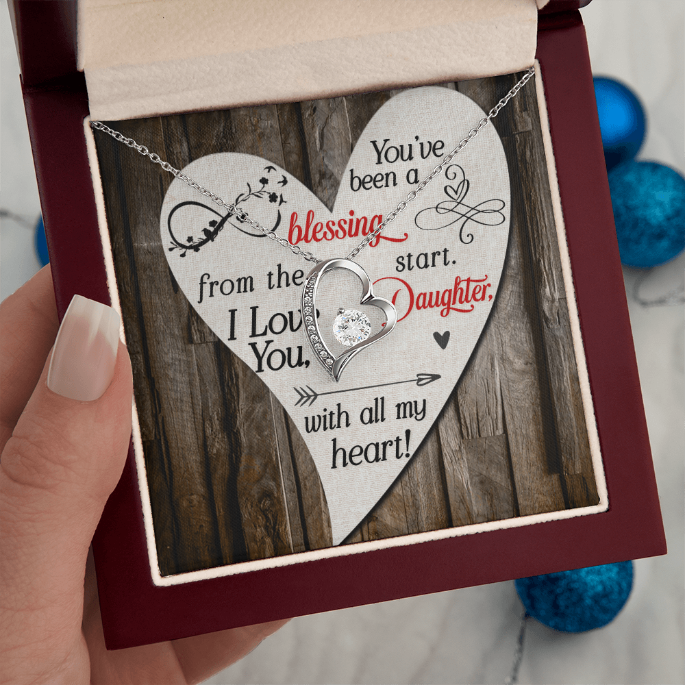 Forever Love Necklace, To my Beautiful Daughter - Gift Junction 