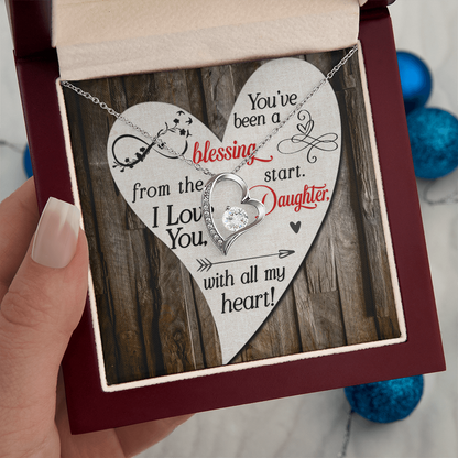 Forever Love Necklace, To my Beautiful Daughter - Gift Junction 
