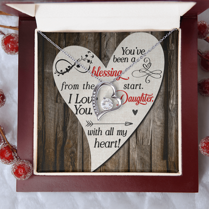 Forever Love Necklace, To my Beautiful Daughter - Gift Junction 