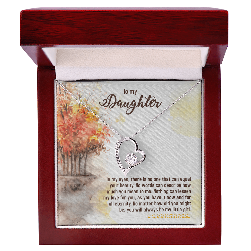 To my Daughter, Gift for Daughter Heart Pendant Sentimental Gift for Her Cherished Keepsake from Mum or Dad Daughter's Birthday Christmas Present for Her - Gift Junction 