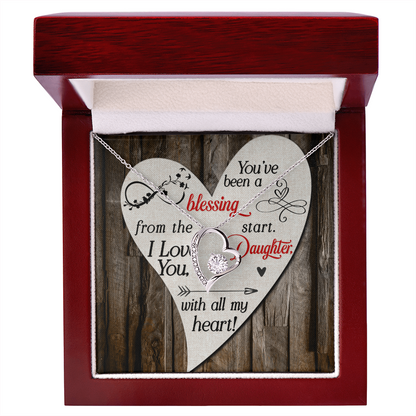 Forever Love Necklace, To my Beautiful Daughter - Gift Junction 