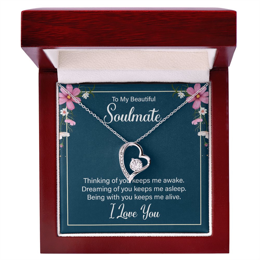 To My Wife / Soulmate, Heart Shaped Presents for Her, Valentines Day Birthday Present for Her GF Wife - Gift Junction 