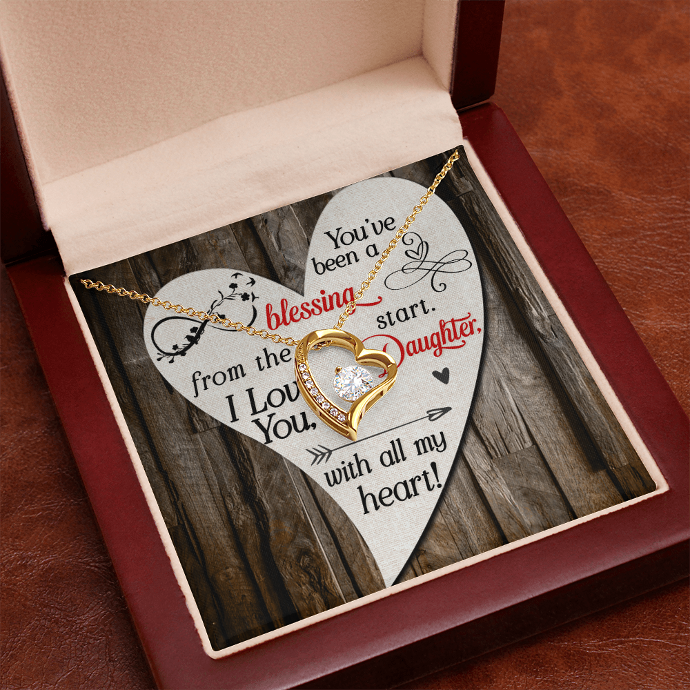 Forever Love Necklace, To my Beautiful Daughter - Gift Junction 