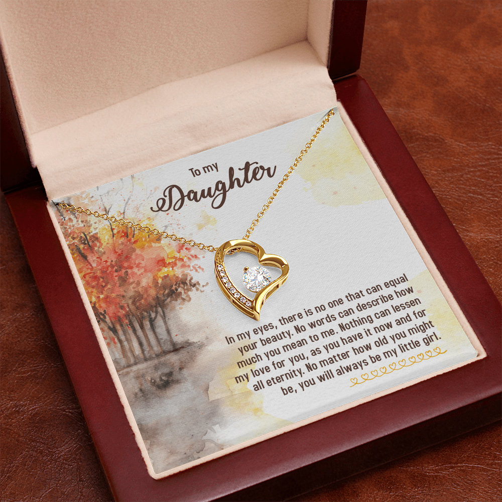 To my Daughter, Gift for Daughter Heart Pendant Sentimental Gift for Her Cherished Keepsake from Mum or Dad Daughter's Birthday Christmas Present for Her - Gift Junction 