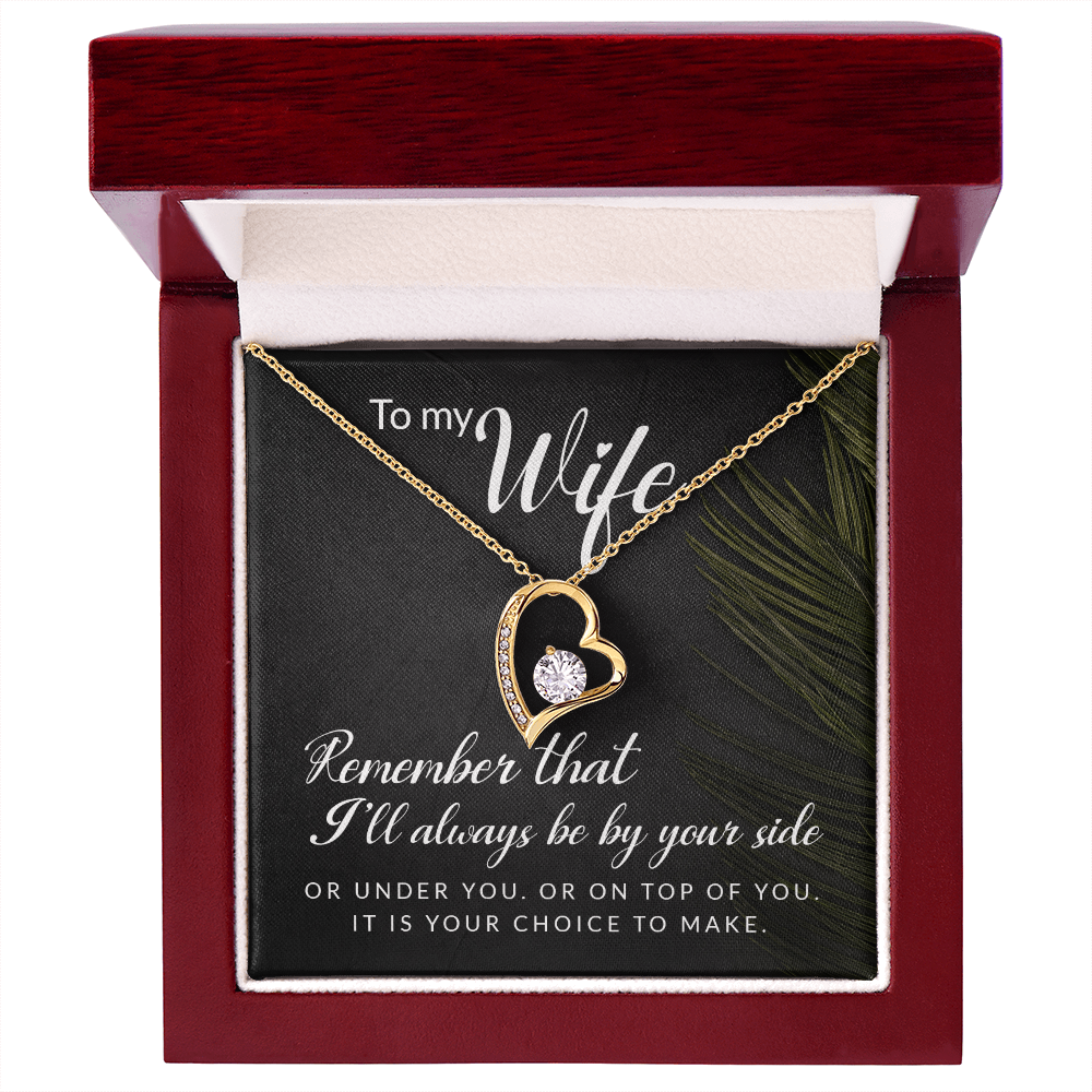 To My Girl Heart Shaped Necklace, I Love You Presents for Her, Valentines Day Birthday Present for Her GF Wife - Gift Junction 