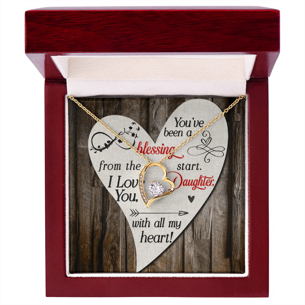 Forever Love Necklace, To my Beautiful Daughter - Gift Junction 
