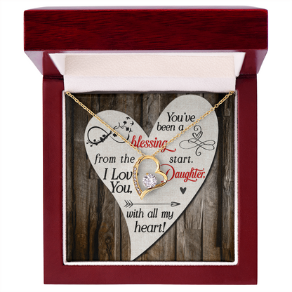 Forever Love Necklace, To my Beautiful Daughter - Gift Junction 