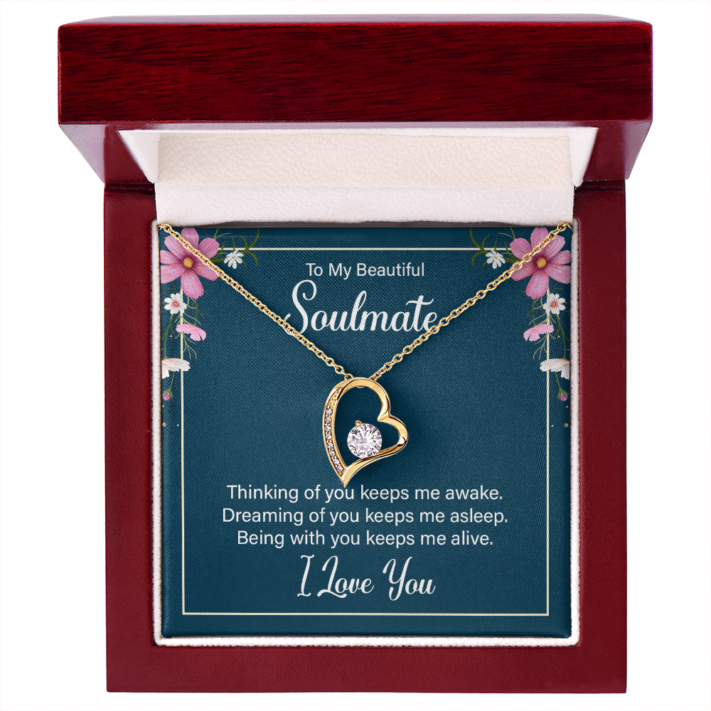 To My Wife / Soulmate, Heart Shaped Presents for Her, Valentines Day Birthday Present for Her GF Wife - Gift Junction 