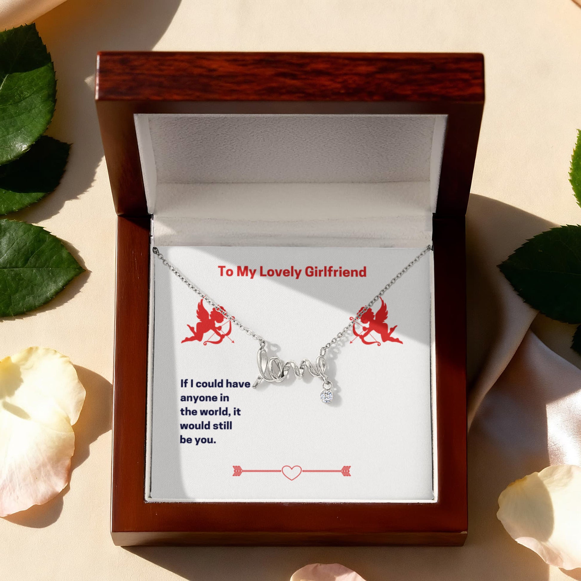 Specialised Necklace gift To my Lovely Girlfriend - Gift Junction 