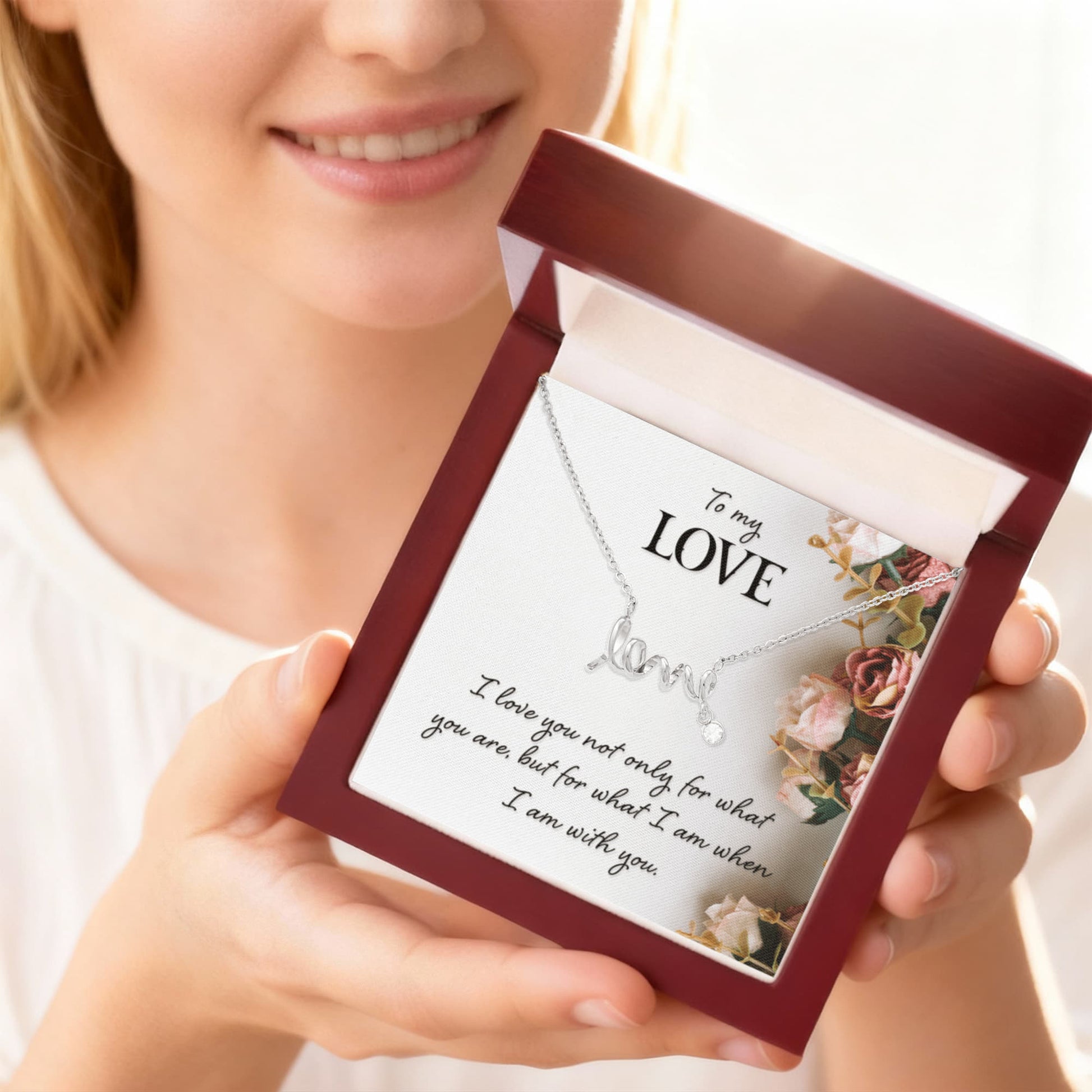 Romantic “To My Love” Necklace – Meaningful Valentine's Day Gift for Her - Gift Junction 