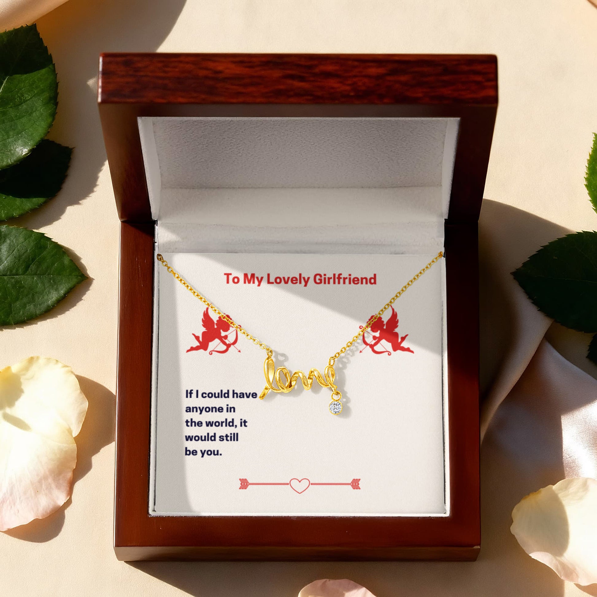 Specialised Necklace gift To my Lovely Girlfriend - Gift Junction 