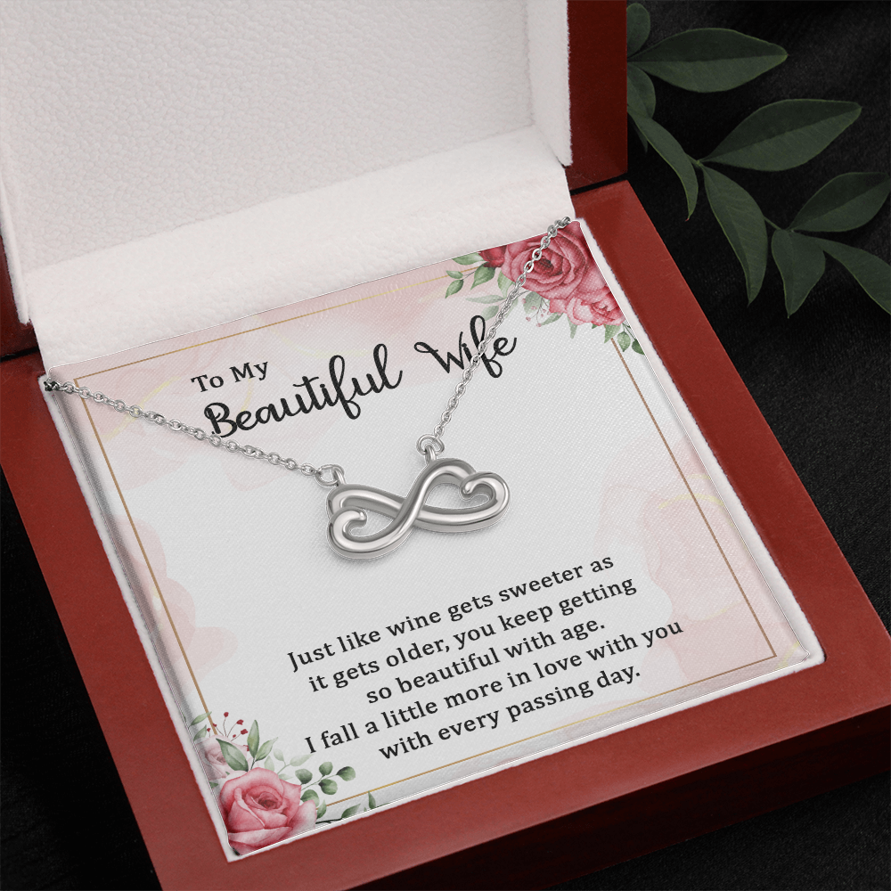 Endless Love Necklace,  To My Wife - Gift Junction 