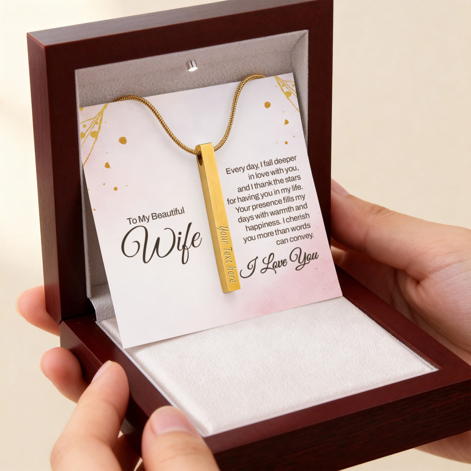 To my Wife, Romantic Keepsake for Valentine - Gift Junction 
