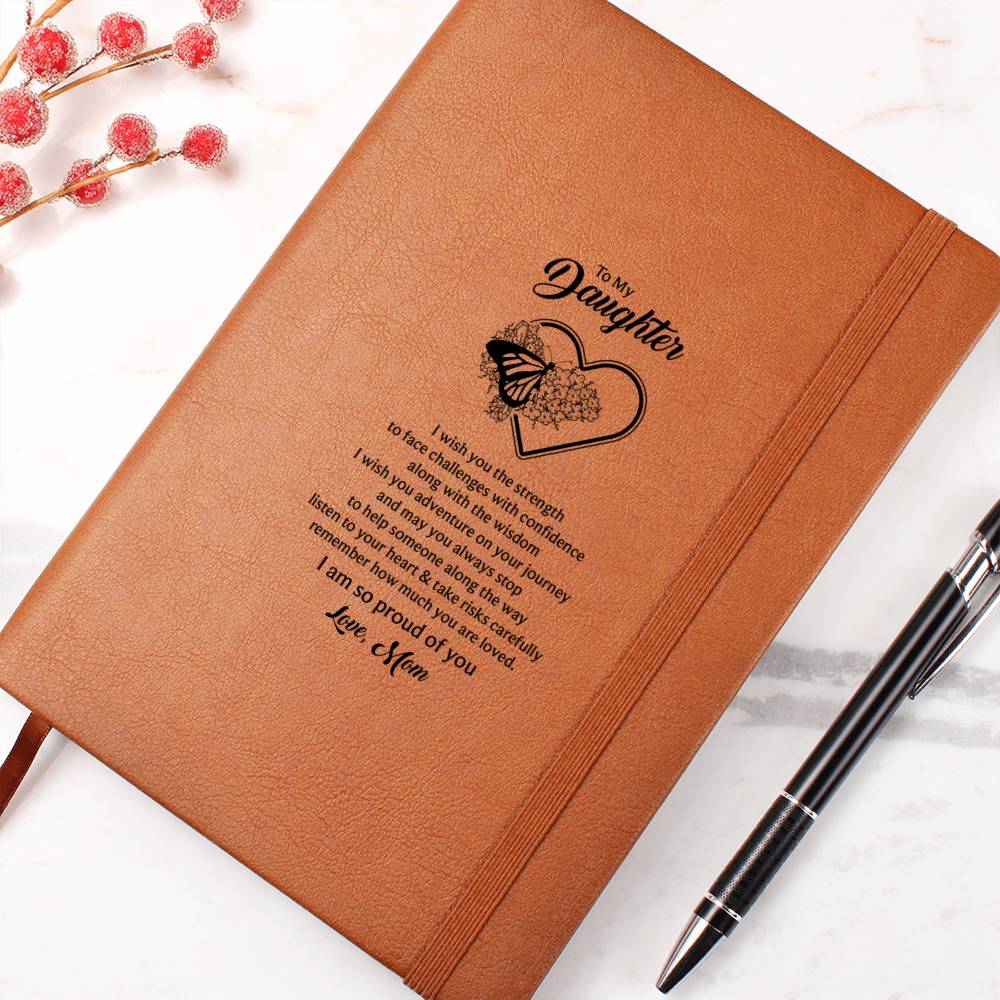 To My Daughter Butterfly Journal _ Mom_s Love Letter Notebook - Gift Junction 