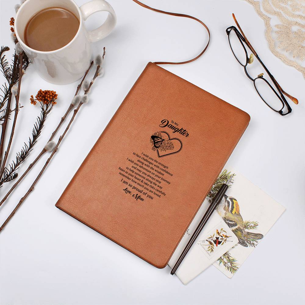 To My Daughter Butterfly Journal _ Mom_s Love Letter Notebook - Gift Junction 