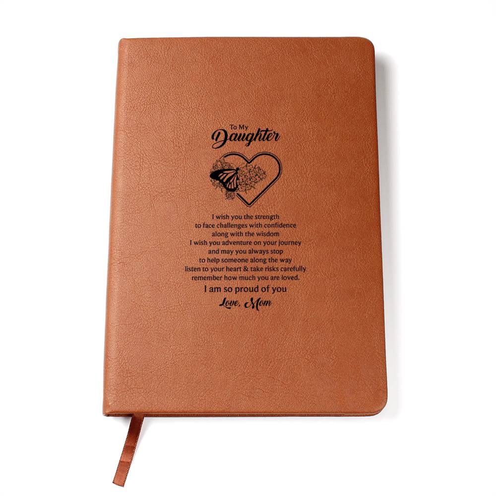 To My Daughter Butterfly Journal _ Mom_s Love Letter Notebook - Gift Junction 