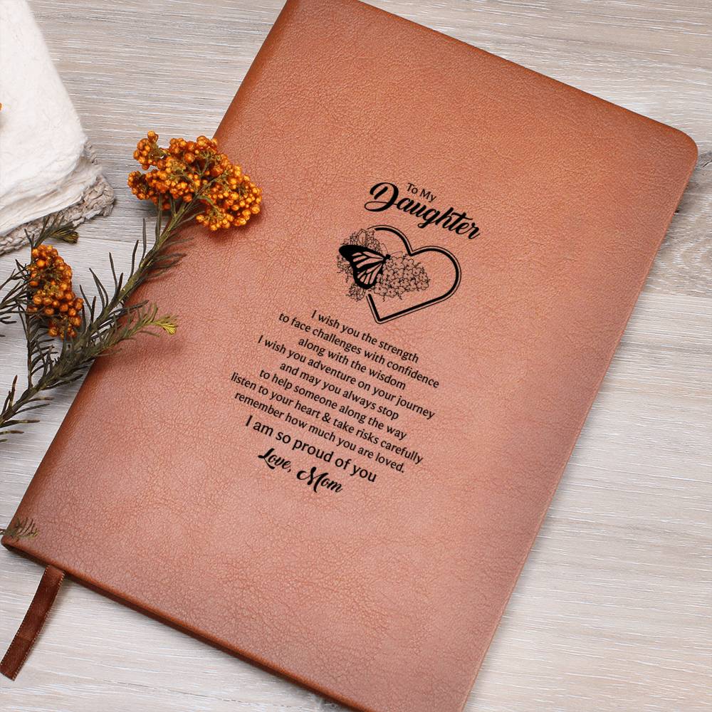 To My Daughter Butterfly Journal _ Mom_s Love Letter Notebook - Gift Junction 