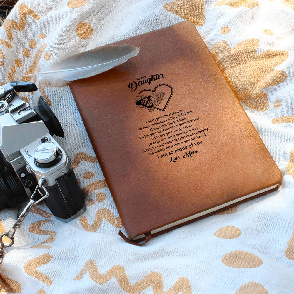 To My Daughter Butterfly Journal _ Mom_s Love Letter Notebook - Gift Junction 