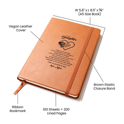 To My Daughter Butterfly Journal _ Mom_s Love Letter Notebook - Gift Junction 
