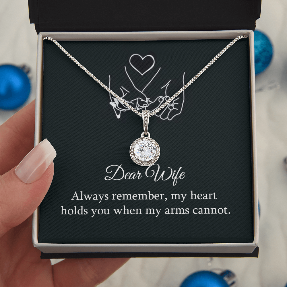 My Dear Wife, Necklace with a Message Card - Gift Junction 