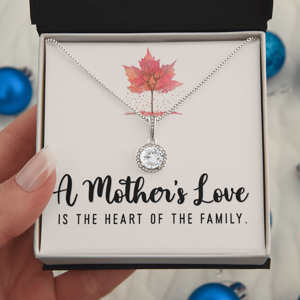 Eternal hope Necklace with Customised Message card, To my Mom, On Mother's Day