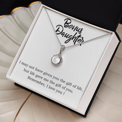 Sentimental Pendant Gift To my Daughter, for Her Cherished Keepsake from Mum or Dad Daughter's Birthday Christmas Present for Her - Gift Junction 