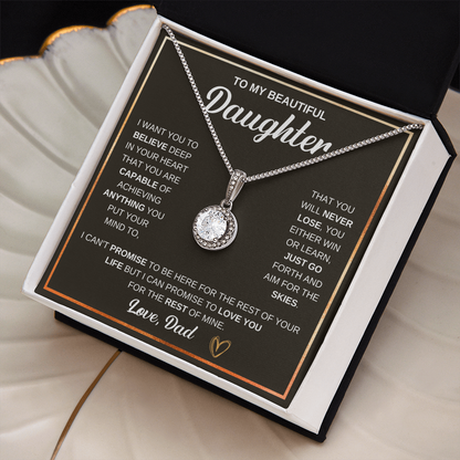 To my Daughter a stunning Eternal Hope Necklace - Gift Junction 