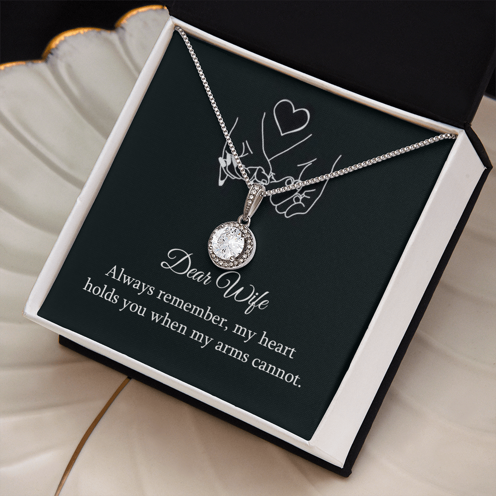 My Dear Wife, Necklace with a Message Card - Gift Junction 