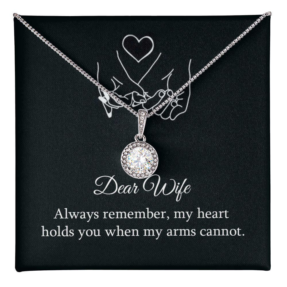 My Dear Wife, Necklace with a Message Card - Gift Junction 