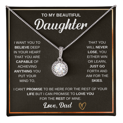 To my Daughter a stunning Eternal Hope Necklace - Gift Junction 