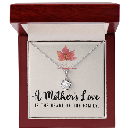 Eternal hope Necklace with Customised Message card, To my Mom, On Mother's Day