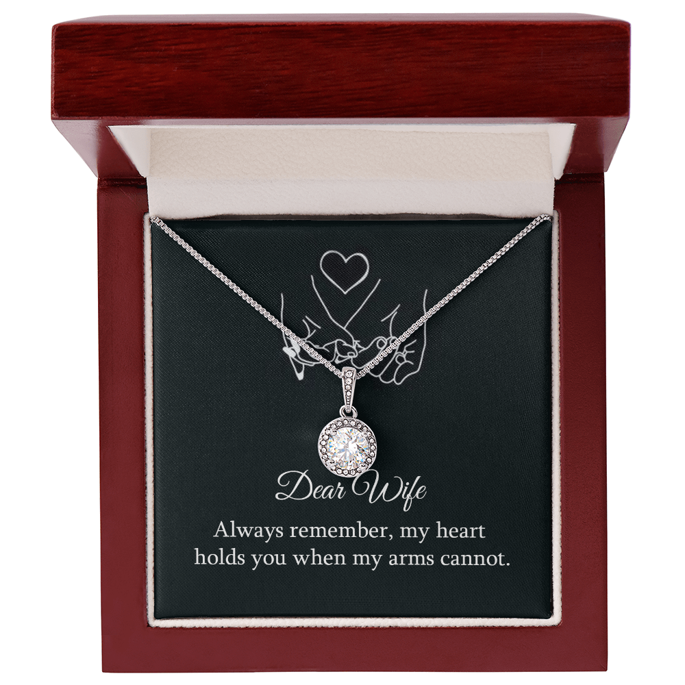 My Dear Wife, Necklace with a Message Card - Gift Junction 