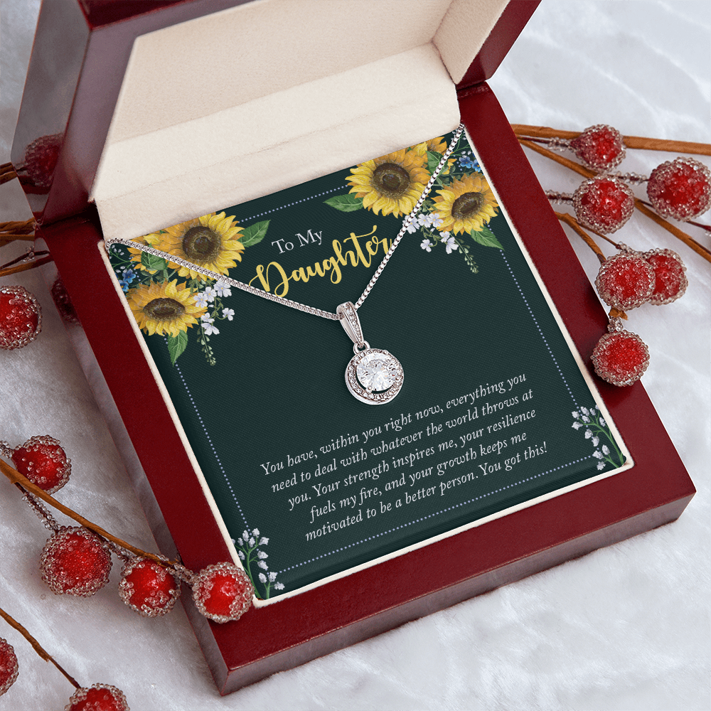 Heart Pendant gift on birthday To my Daughter - Gift Junction 
