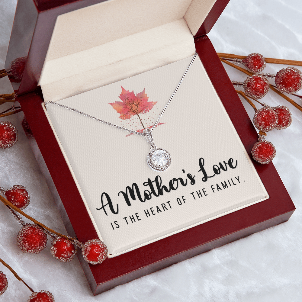Eternal hope Necklace with Customised Message card, To my Mom, On Mother's Day
