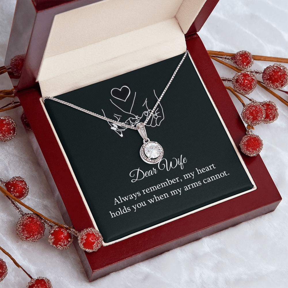 My Dear Wife, Necklace with a Message Card - Gift Junction 