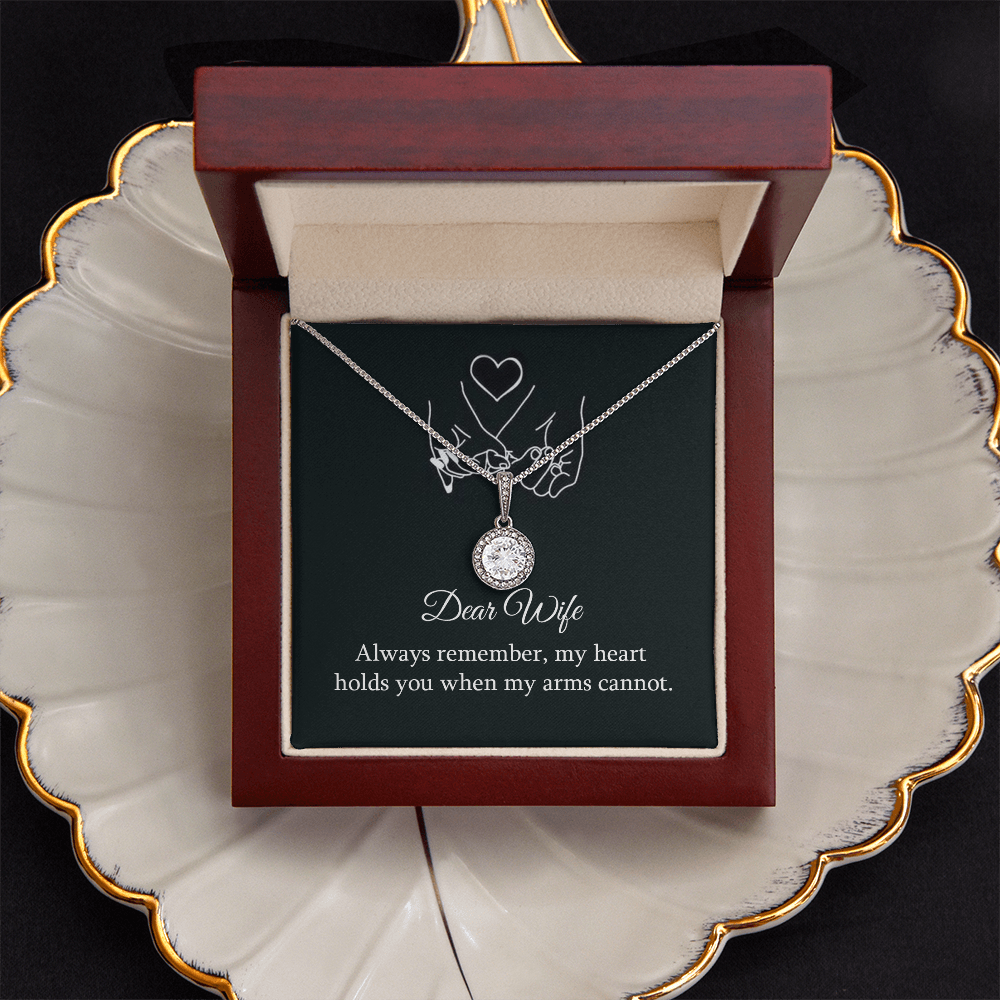 My Dear Wife, Necklace with a Message Card - Gift Junction 