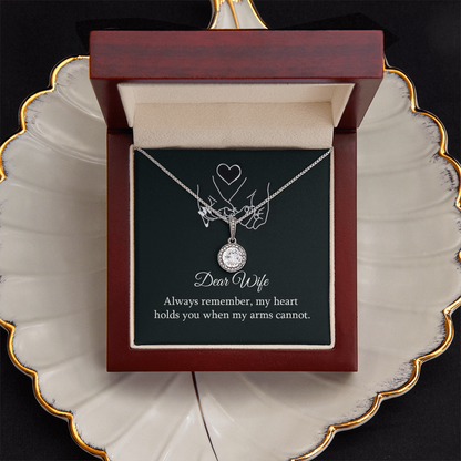 My Dear Wife, Necklace with a Message Card - Gift Junction 
