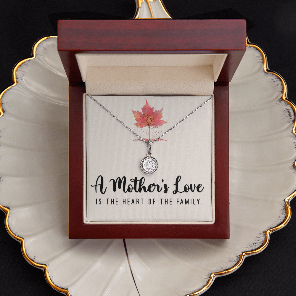 Eternal hope Necklace with Customised Message card, To my Mom, On Mother's Day