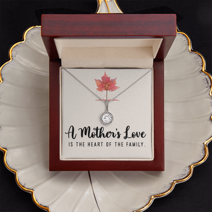 Eternal hope Necklace with Customised Message card, To my Mom, On Mother's Day