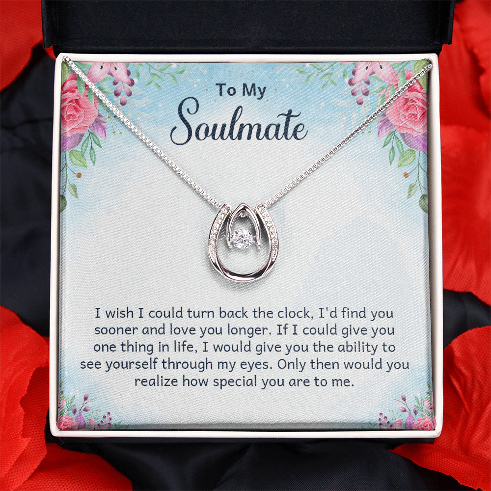 To My Soulmate Necklace,Valentine's Gift for My Wife ... - Gift Junction 